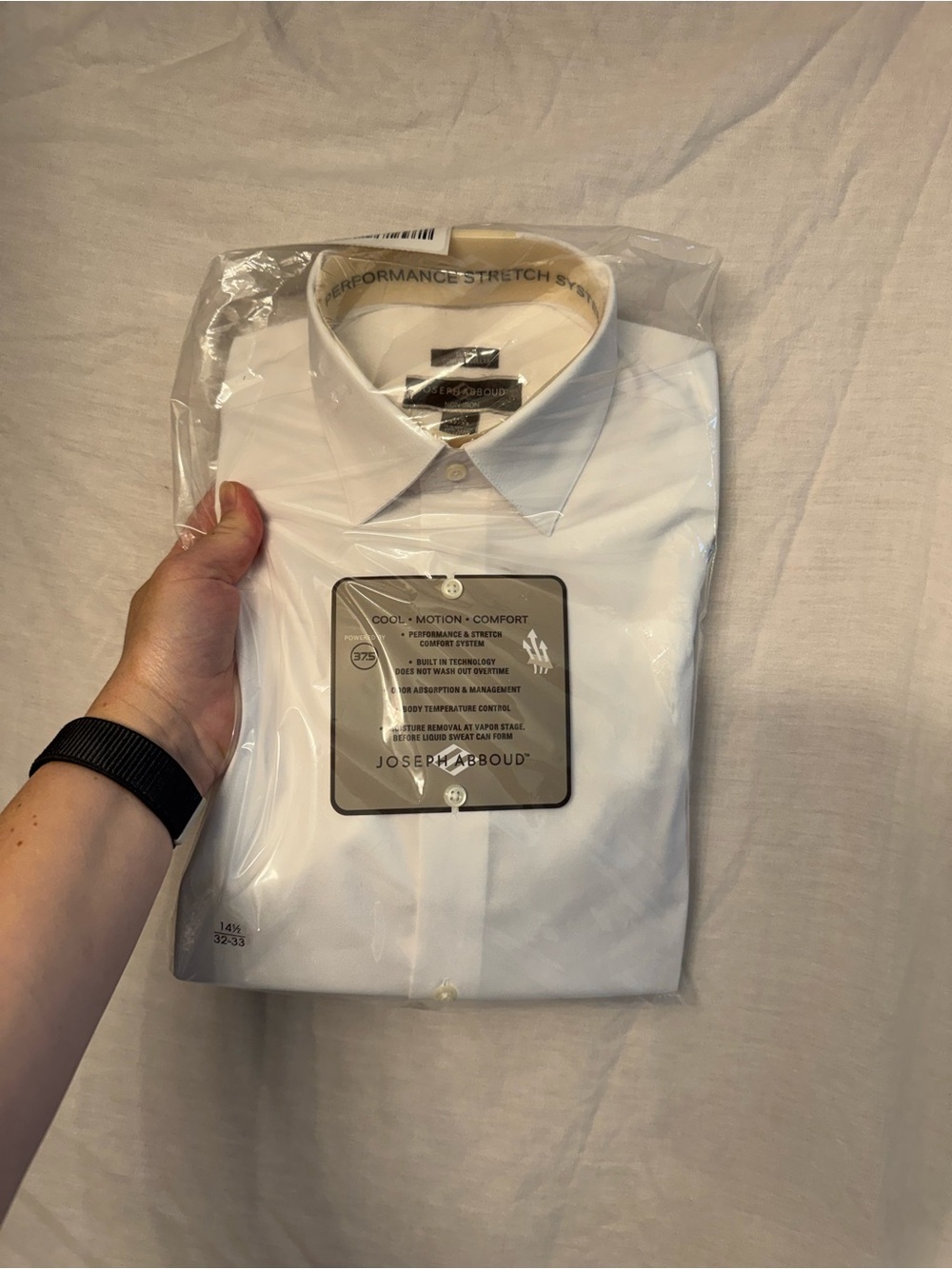 Joseph Abboud White Dress Shirt - Performance Stretch